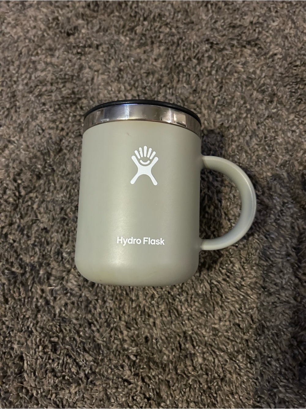 Hydro Flask Sage Green Travel Mug with Handle